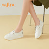 Safiya/索菲娅 春夏透气一脚蹬2023年春季新款网面休闲平底小白鞋 SF31112063 商品缩略图2