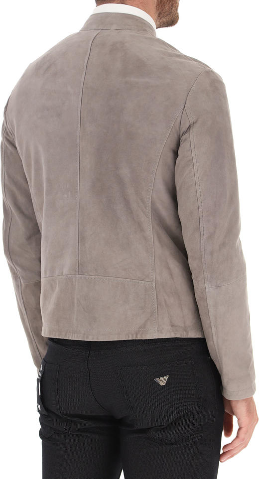Emporio Armani 阿玛尼 男士真皮反绒羊皮皮衣夹克外套 98899 商品图10