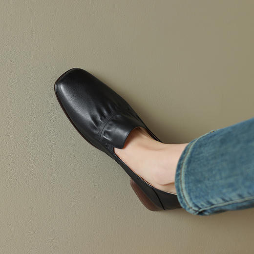 柔软到爆，不磨脚复古鞋奶奶鞋乐福鞋HB-3028 商品图11