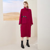 MD904瑟俪2022年冬上新立领口袋脱卸中长款大衣 商品缩略图3
