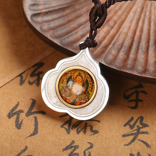 【开g吉品发货周期15天】黄财神菩提心吊坠 商品图6
