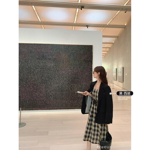 金蘑菇菇【黑标线 上东区西装】休闲西装外套秋韩版chic宽松百搭 商品图2