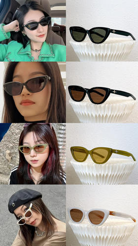 28-5 GM超酷人气墨镜bold系列 SOUNE NET猫眼太阳镜