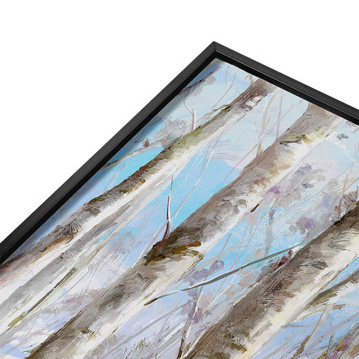 多喜爱 原创高清数码布艺装饰画 白桦林cs 商品图3