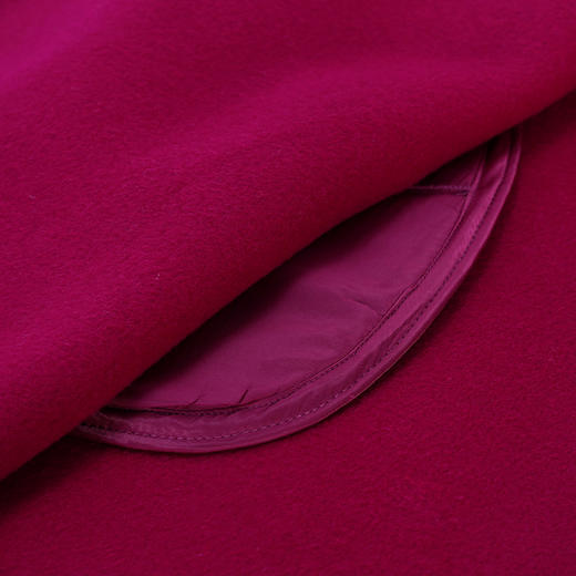 MD904瑟俪2022年冬上新立领口袋脱卸中长款大衣 商品图4