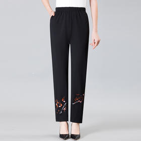 中老年妈妈春装裤宽松大码松紧裤ZQ-1711-BZ-87