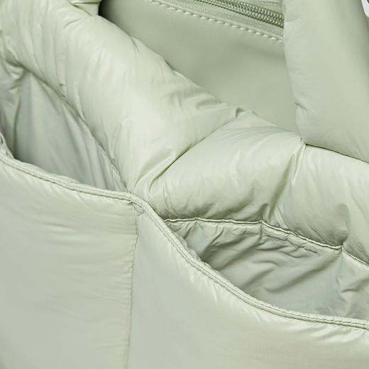 GOODBAI渐变白鸽立体图案充棉手提包 商品图4