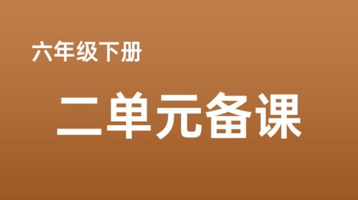 李凤梅|六下二单元语言文字积累与梳理 商品图0