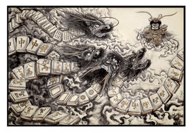 沈延《西游·龙行大运》版画