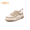 Safiya/索菲娅 新潮学院风2023年春季新款复古拼色厚底休闲星星板鞋 SF31112422 商品缩略图6