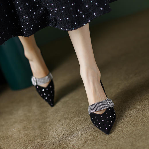 优雅性感，轻奢高品质名媛细高跟单鞋DB-S005 商品图7