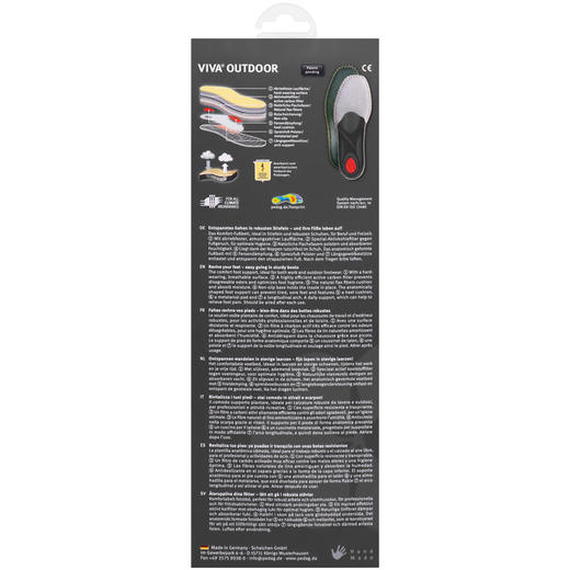 德国进口pedag吸汗透气活性炭底托护理鞋垫186 商品图5