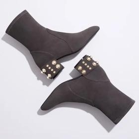 好折！SW ODETTA 50 珍珠跟短靴3折只要1950直邮到手！