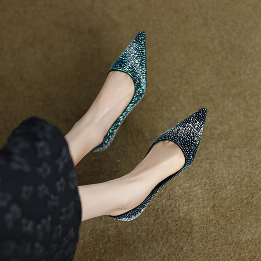 性感爆棚，轻奢高品质名媛细高跟单鞋DB-S003 商品图9