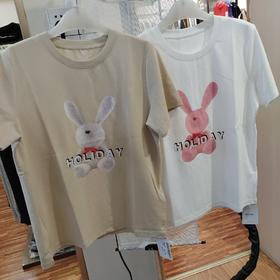 女圆领短T3257