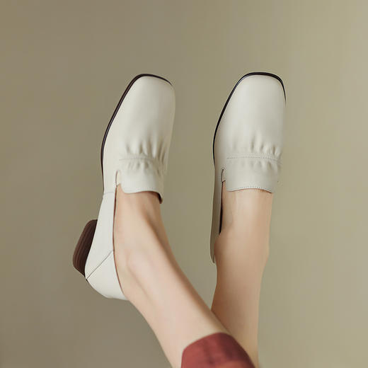 柔软到爆，不磨脚复古鞋奶奶鞋乐福鞋HB-3028 商品图4