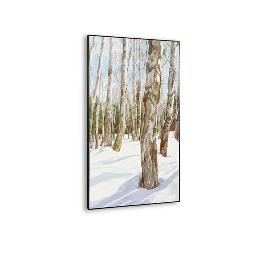 多喜爱 原创高清数码布艺装饰画 白桦林cs 商品图5