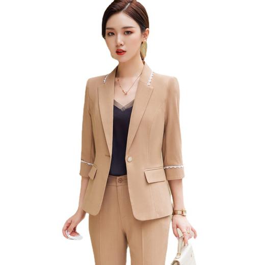 职业装西服套装，七分袖时尚气质修身正装QL-8961 商品图4