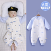 宝宝连体衣a类纯棉婴儿衣服保暖春装新生儿哈衣ins风爬爬服包屁衣 商品缩略图0