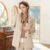 Famecoco范可儿戗驳领西装外套女春流行小西服气质女神范FAB1AW010 商品缩略图2