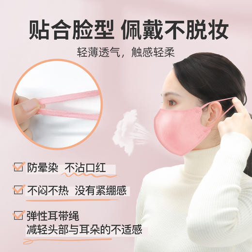 高级口*罩该有的样子，颜色高级，显脸小，而且真的超级轻！戴过炒鸡舒服的口罩了！！！！ 商品图6