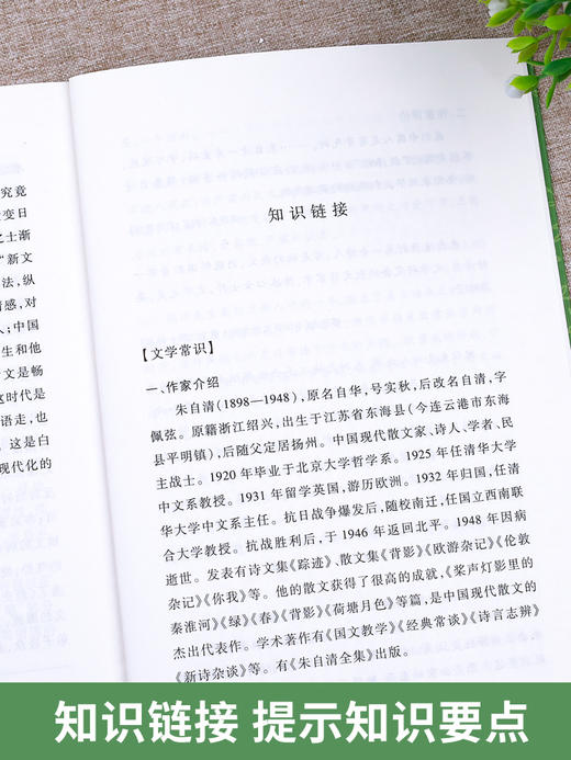 经典常谈人民文学出版社初中名著长谈朱自清正版小学生语文阅读书籍经典金典老师推荐的青少年自主阅读七八九年级无删减口碑课外书 商品图3