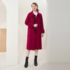 MD908斯尔丽瑟丽2022年新款商场同款大领皮袢流苏中长大衣 商品缩略图3