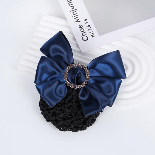 气质发饰网兜，优雅盘发发夹职业蝴蝶结头花饰品WZ-F381 商品图8