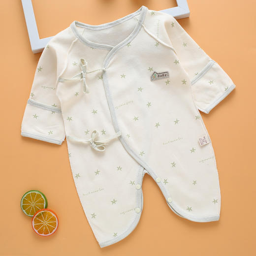 婴儿衣服新生儿连体衣宝宝蝴蝶哈衣0-3个月爬爬服春秋装 商品图12