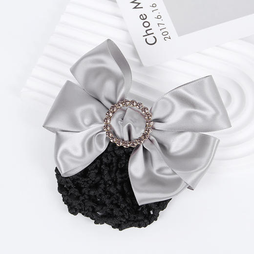 气质发饰网兜，优雅盘发发夹职业蝴蝶结头花饰品WZ-F381 商品图6