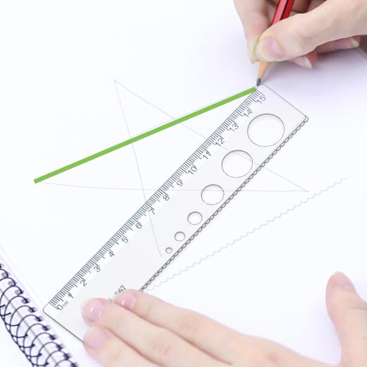 雅思雅克力洞洞尺18CM/YS-8016 商品图2