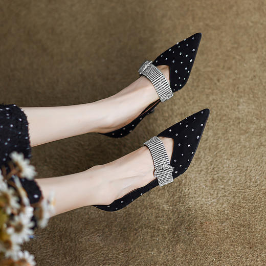 优雅性感，轻奢高品质名媛细高跟单鞋DB-S005 商品图12