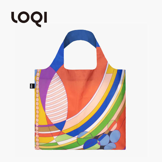 德国LOQI 新品博物馆系列2 时尚艺术环保万用袋 折叠大容量单肩手提购物袋承重40斤防泼水 商品图13