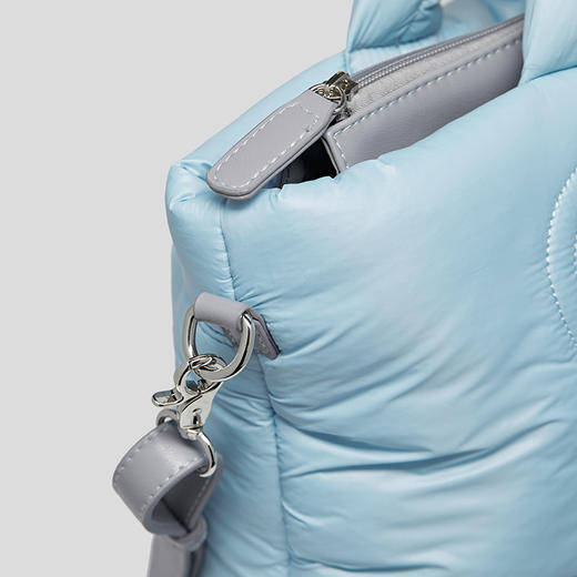 GOODBAI渐变白鸽立体图案充棉手提包 商品图5