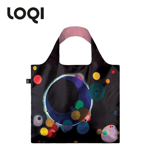 德国LOQI 博物馆系列 时尚艺术环保万用袋 折叠大容量单肩手提购物袋承重40斤防泼水 商品图0