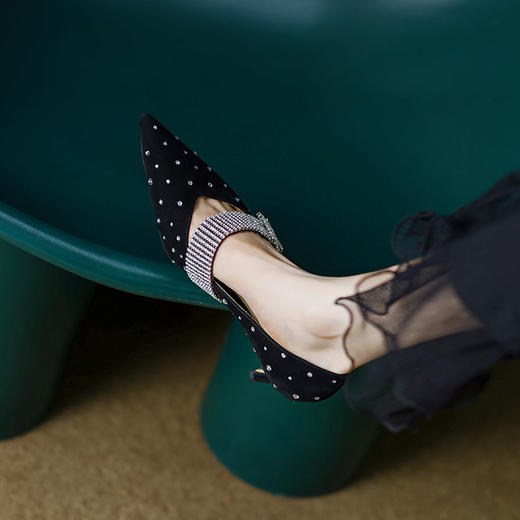 优雅性感，轻奢高品质名媛细高跟单鞋DB-S005 商品图5