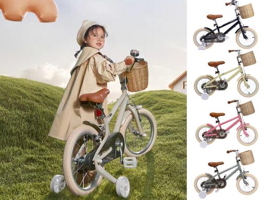 | 韩国montresor萌兽 |  Breeeze 2.0 儿童复古自行车3-9岁男孩女孩脚踏车12寸/14寸/16寸18寸/20寸(带车篮）（鞍座及把手颜色随机，介意慎拍~） 商品图2