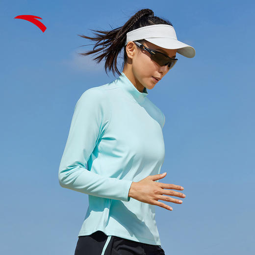 【M/L/XL断码】安踏速干衣女款春季运动健身服长袖T恤针织衫上衣瑜伽服162315408【库存有限，如无货将做退款，介意慎拍！】 商品图3