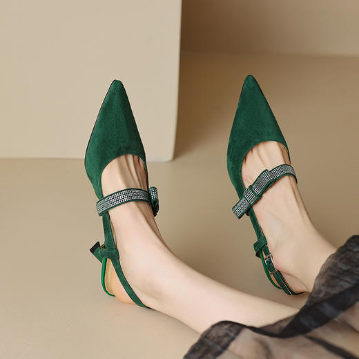 性感百搭，轻奢高品质名媛后空单鞋DB-M5573 商品图12