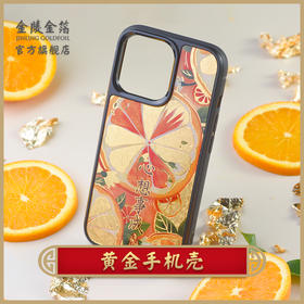 金陵金箔原创手机壳适用于安卓苹果iPhone13promax新款小众高级感