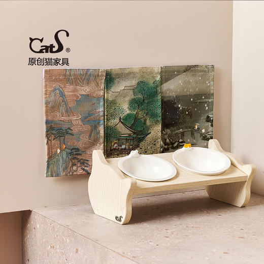 CatS特别定制 餐桌帘 防挡吃猫罐头时四溅上墙 包邮 商品图0