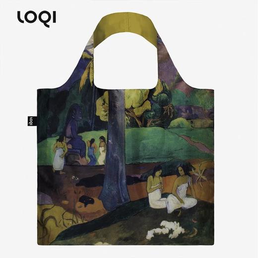 德国LOQI 博物馆系列 时尚艺术环保万用袋 折叠大容量单肩手提购物袋承重40斤防泼水 商品图4