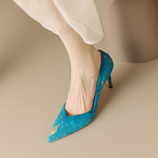 质感高品，秀场轻奢高品质名媛感高跟鞋DB-S032 商品图8