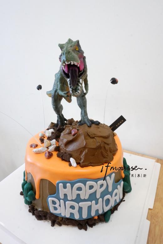 「男孩」霸王龙 恐龙蛋糕 商品图0