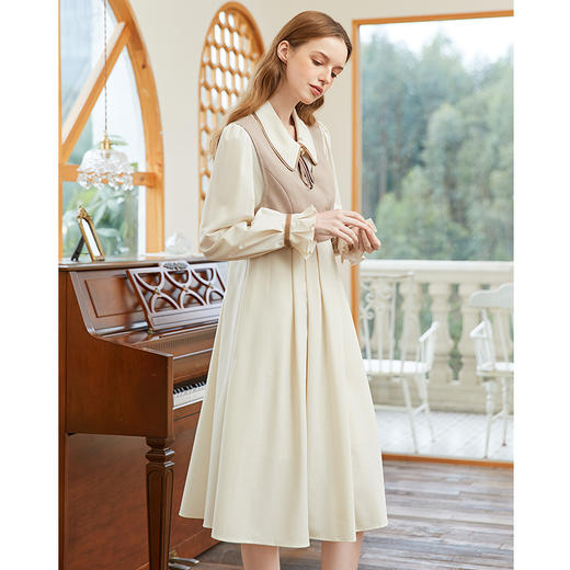 famecoco范可儿成套搭配女装减龄两件套早春穿搭套装裙FAB1EA002 商品图2