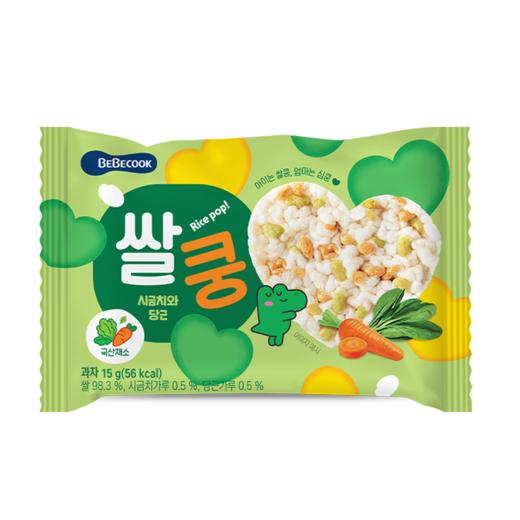 韩国进口Bebecook百蓓可儿蔬菜大米饼 商品图5