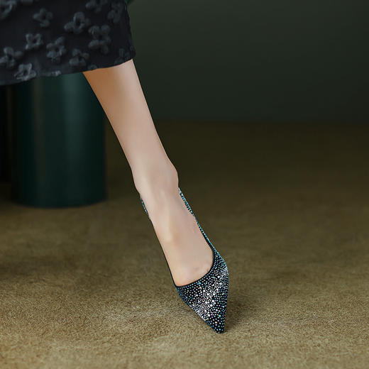 性感爆棚，轻奢高品质名媛细高跟单鞋DB-S003 商品图2