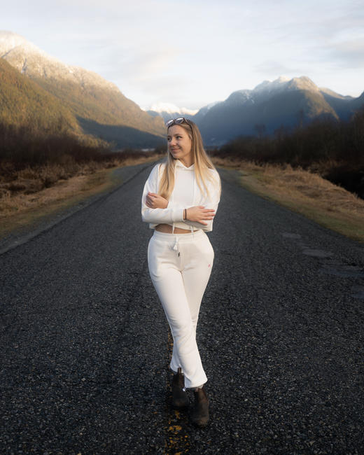 短款连帽运动卫衣 商品图1