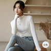【买一送一！】春季上新款 半高领女打底衫 内搭长袖面膜牛奶衣 洋气t恤修身上衣 商品缩略图3