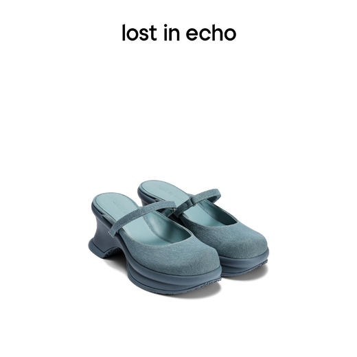 lost in echo设计师品牌厚底增高玛丽珍增高凉拖高跟鞋粗跟凉鞋女 商品图0